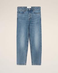 Ami Paris - Tapered-Fit Cotton Jeans - Lyst