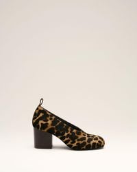 Ami Paris - Leopard Printed Cowhide Leather Pumps - Lyst
