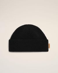 Ami Paris - Wool Ami Leather Label Beanie - Lyst
