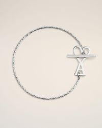 Ami Paris - Brass Chain Bracelet With Ami De Coeur - Lyst