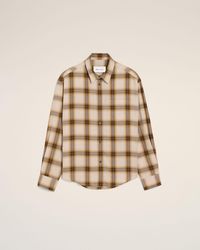 Ami Paris - Boxy Checkered Shirt Ami De Coeur - Lyst