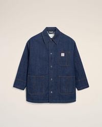 Ami Paris - Cotton Heritage Label Worker Jacket - Lyst