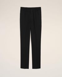 Ami Paris - Elasticated-Waist Wool Trousers - Lyst