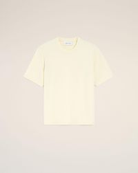 Ami Paris - Cotton T-Shirt With Embossed Ami De Coeur - Lyst