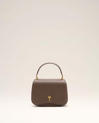 Ami Paris - Cowhide Leather Paris Paris Top Handle Bag - Lyst