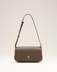 Ami Paris - Cowhide Leather Paris Paris Shoulder Bag - Lyst