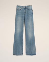 Ami Paris - Cotton Flare Fit Jeans - Lyst
