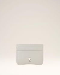 Ami Paris - Paris Paris Zipped Cowhide Leather Card Holder - Lyst