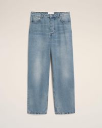 Ami Paris - Baggy-Fit Cotton Jeans - Lyst