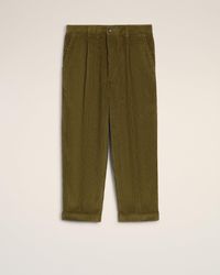 Ami Paris - Weite Carrot-Fit-Hose Aus Baumwollcord - Lyst