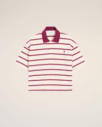 Ami Paris - Cotton Polo With Ami De Coeur Arrow - Lyst