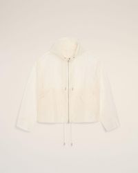 Ami Paris - Nylon Zipped Windbreaker - Lyst