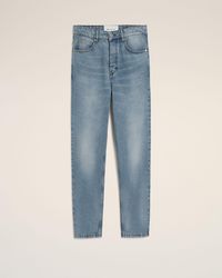 Ami Paris - Tapered-Fit Cotton Jeans - Lyst