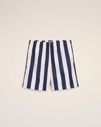 Ami Paris - And Long Stripes Swimsuit - Lyst