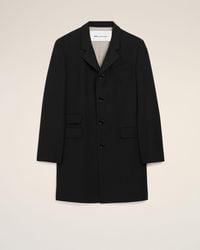 Ami Paris - New Wool Straight Simple Breasted Jacket - Lyst