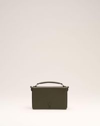 Ami Paris - Sac Lunch Box Vert Ami De Coeur En Cuir - Lyst