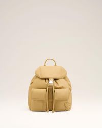Ami Paris - Small Nylon Marcel Flap Backpack - Lyst