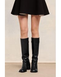 Ami Paris - Anatomical Toe Buckled Boots - Lyst