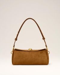 Ami Paris - Suede Leather Carrousel Bag - Lyst
