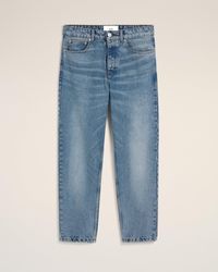 Ami Paris - Cotton Tapered Fit Jeans - Lyst