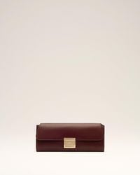 Ami Paris - Burgundy Smooth Leather Mimi Pouch - Lyst