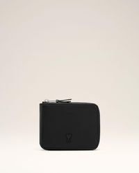 Ami Paris - Cowhide Leather Ami De Coeur Compact Wallet - Lyst