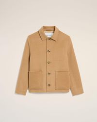 Ami Paris - Button-Down Wool And Cashmere Jacket - Lyst