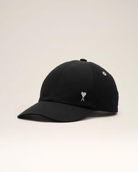 Ami Paris - Nylon And Cotton Cap With Ami De Coeur Stud - Lyst