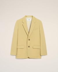 Ami Paris - Wool Loose Single Breasted Jacket - Lyst