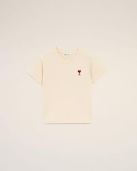 Ami Paris - Cotton Ami De Coeur T-Shirt - Lyst