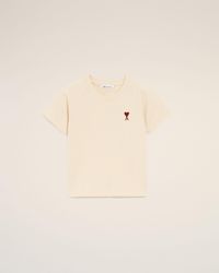 Ami Paris - Cotton Ami De Coeur T-Shirt - Lyst