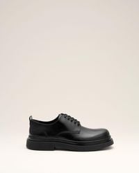 Ami Paris - Cow Leather Derbies Shoes - Lyst