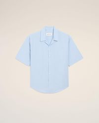 Ami Paris - Cotton Short Sleeve Ami De Coeur Boxy Shirt - Lyst