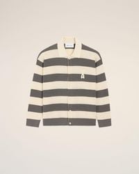 Ami Paris - And Cotton Ami De Coeur Cardigan - Lyst