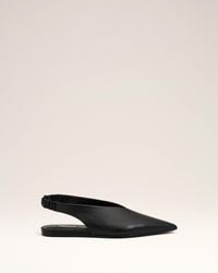 Ami Paris - Lamb Leather Pointed Toe Slingbacks - Lyst