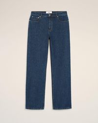 Ami Paris - Cotton Large Fit Jeans - Lyst
