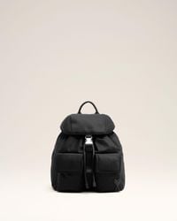 Ami Paris - Small Nylon Marcel Flap Backpack - Lyst