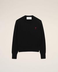 Ami Paris - Wool Sweater With Crew Neck - Lyst