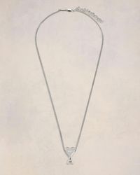 Ami Paris - Brass Ami De Coeur Pendant Necklace - Lyst