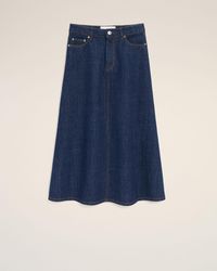Ami Paris - Cotton Long Skirt - Lyst