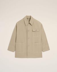 Ami Paris - Cotton Worker Jacket - Lyst
