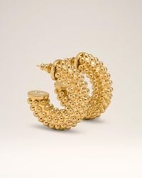 Ami Paris - Brass Pearl Earrings - Lyst