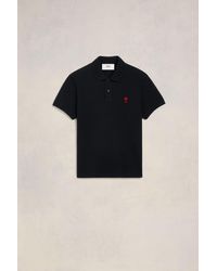 Ami Paris - Ami De Coeur Polo Shirt - Lyst