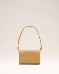 Ami Paris - Cowhide Leather Voulez-Vous Wallet On Strap - Lyst