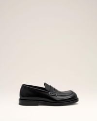 Ami Paris - Cow Leather Loafers - Lyst