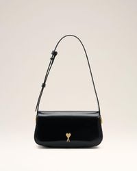 Ami Paris - Cow Leather Shoulder Paris Paris Bag - Lyst