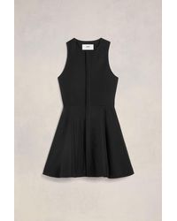 Ami Paris - Short Dress With Hidden Tab - Lyst