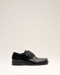 Ami Paris - Cow Leather Derbies Shoes - Lyst