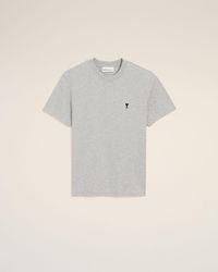 Ami Paris - Cotton T-Shirt With Ami De Coeur - Lyst