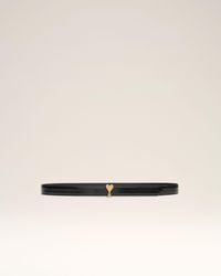 Ami Paris - Cow Leather Ami De Coeur Buckle Belt - Lyst